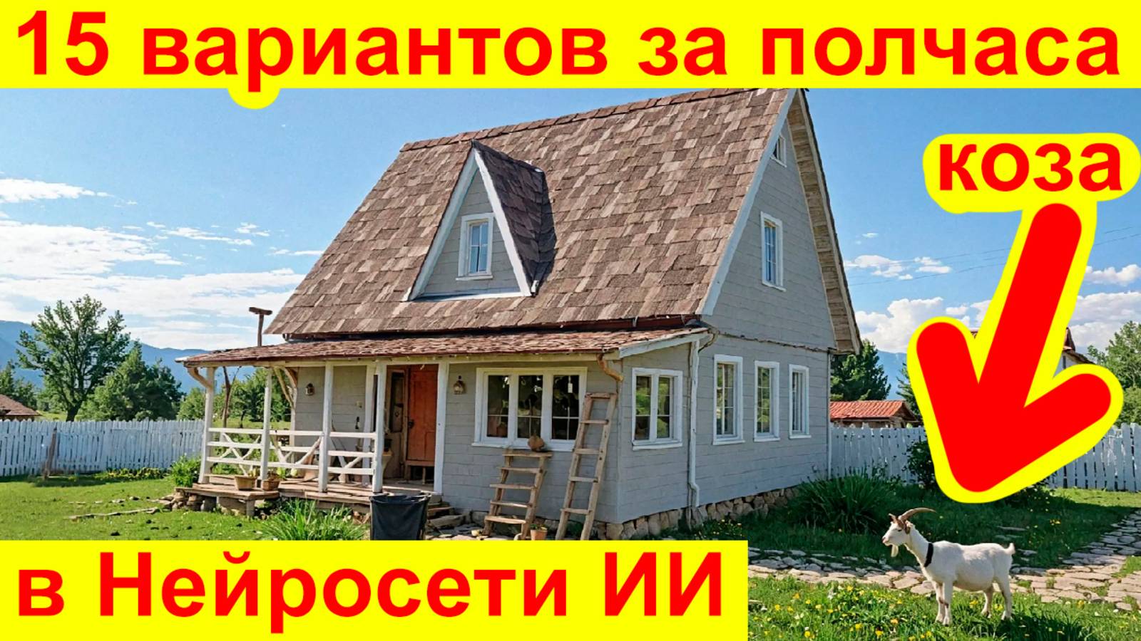 Как за Полчаса Самому Сделать в Нейросети Ремонт Фасада Дачного Дома смотреть онлайн