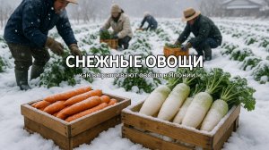 Как выращивают овощи под снегом: японские сельскохозяйственные технологии ❄️