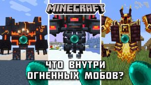Что находится внутри ОГНЕННЫХ МОБОВ в Майнкрафте?