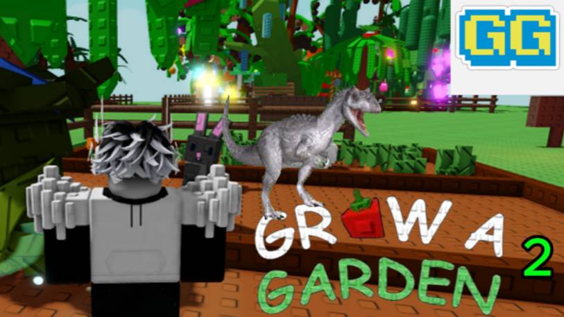 (2/3) Продолжаю прокачиваться до обновы с динозаврами в Grow A Garden в Roblox! Часть 6.