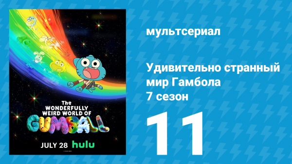 Удивительно странный мир Гамбола 7 сезон 11 серия «Приложение» (мультсериал, 2025)