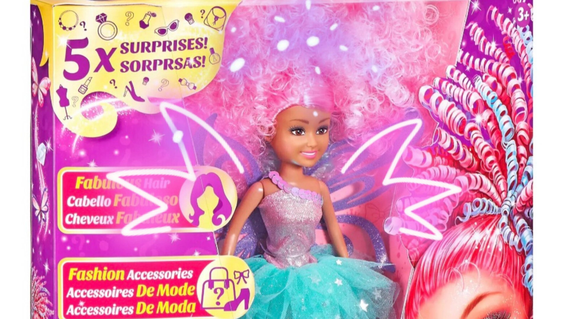 Кукла фея с 5 сюрпризами🧚🎁 Zuru Sparkle Girlz Hair Dreams. Волосы мечты ✨️