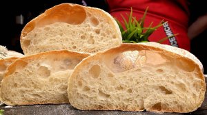 ПЕРЕСТАНЬТЕ ПОКУПАТЬ ХЛЕБ! Готовим воздушную чабатту с крупными порами!
