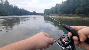 Рабалка Голавль на спининг. Нашли клевые места.