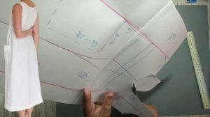 Моделирование. Очень простое платье для начинающих. Выкройка № 1787.