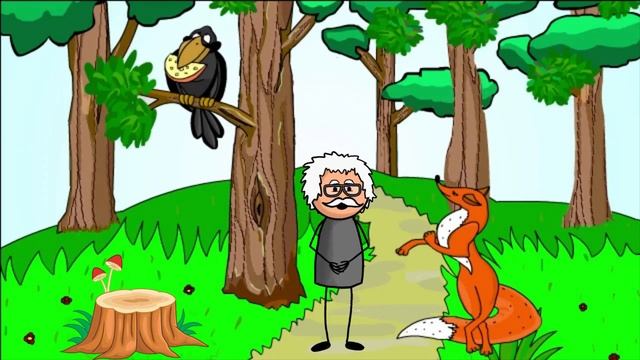 Ворона и лисица. Басня. Иван Крылов смотреть онлайн