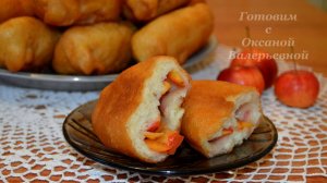 Жареные пирожки. Пирожки с яблоками. Готовим с Оксаной Валерьевной.