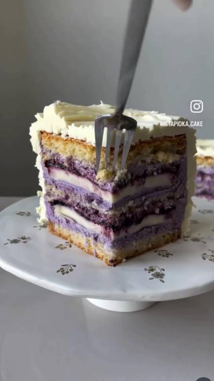 Чернично-Кокосовый торт. смотреть онлайн