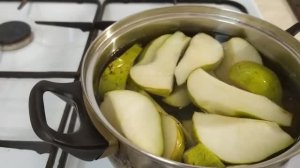 Летний компот из свежих   груш