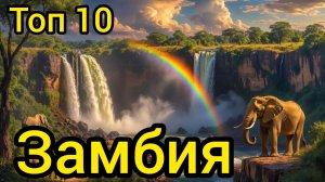 Топ 10 | ЗАМБИЯ : Удивительные места
