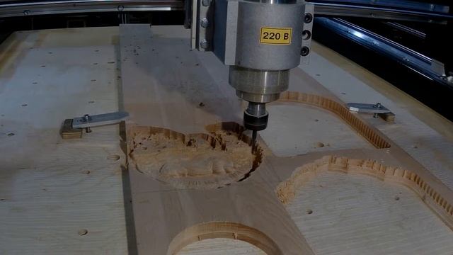 Фрезеровка модели из бука