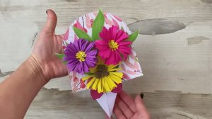 Поделка из бумаги к 8 марта, своими руками цветы Шаблоны для аппликаций для мам, бабушек на праздник