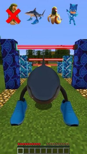 Italain Brainrot VS Spikes Laser 🧐🔥 #shorts #minecraft #italianbrainrot