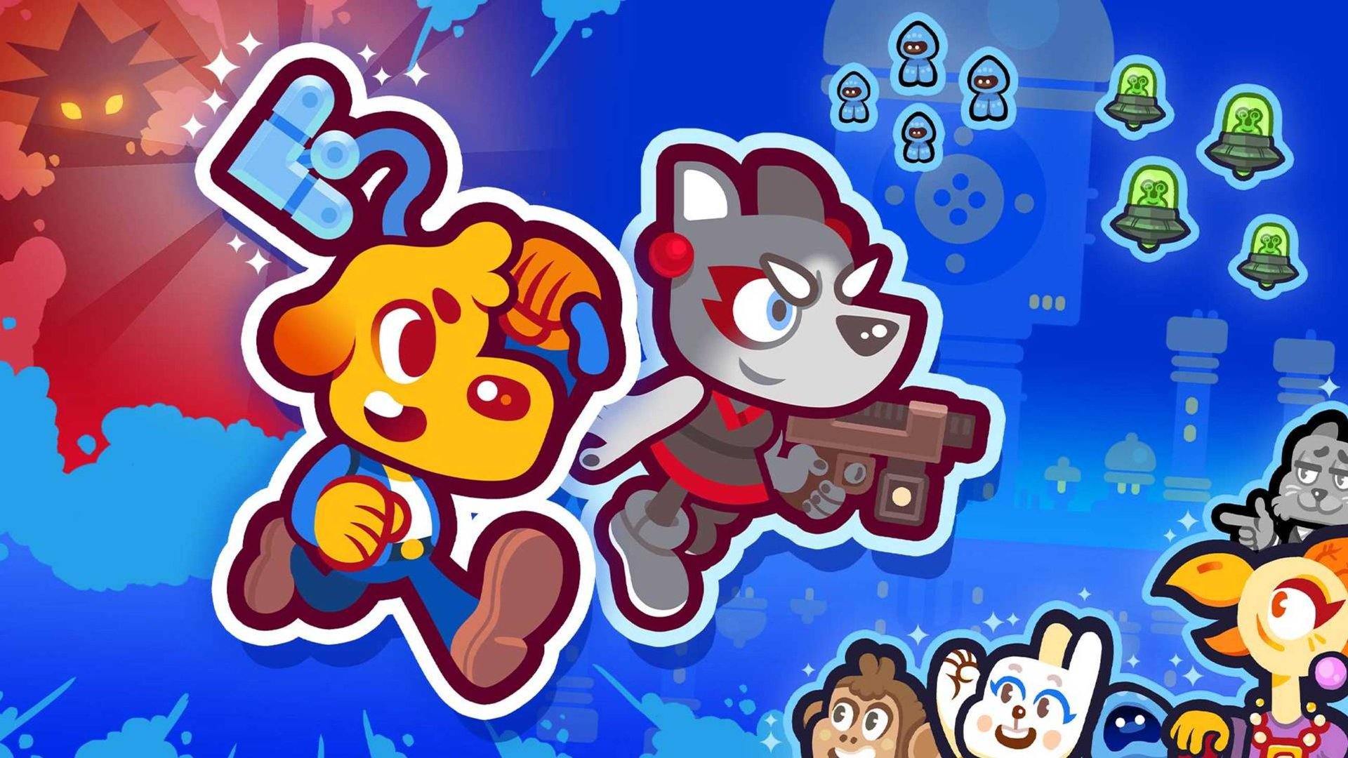 Борющиеся собаки с космическими клыками #1 Прохождение игры