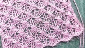 Воздушный узор из тонкой пряжи 🔥 Для палантинов, косынок, джемперов