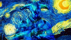 Синий цвет с Ван Гогом