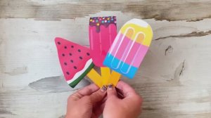 Поделки из бумаги своими руками для детей, летняя объёмная аппликация с шаблоном. Paper crafts