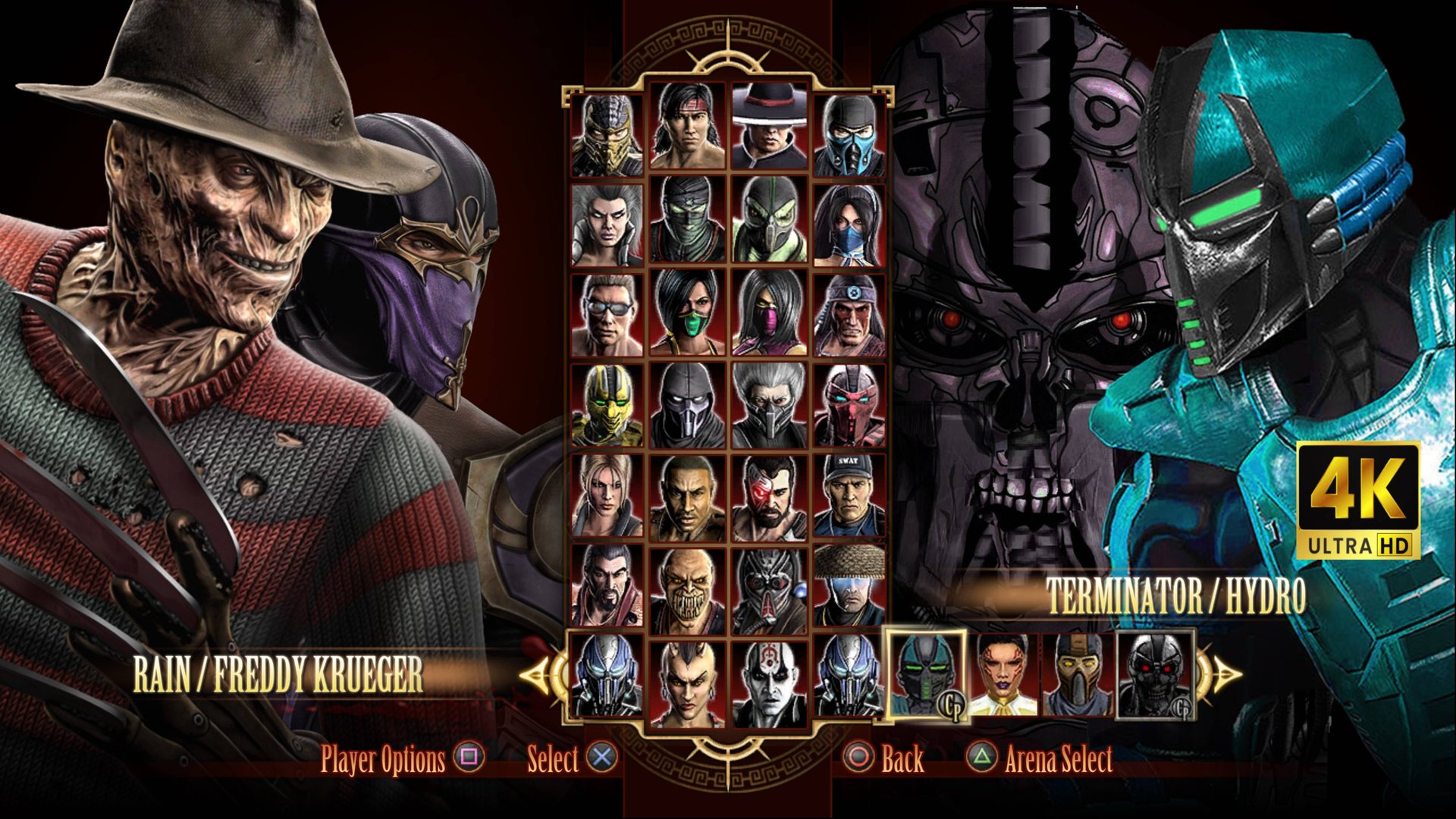 Игра за Rain & Freddy Krueger в Mortal Kombat Komplete Edition на PS3 Expert в 4K смотреть онлайн