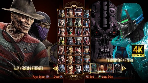 Игра за Rain & Freddy Krueger в Mortal Kombat Komplete Edition на PS3 Expert в 4K