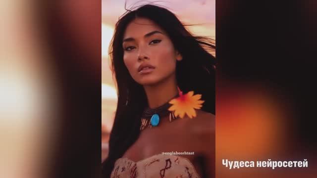 Покахонтас от нейросети