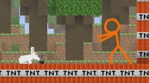 Взрывной заяц - 12 серия / Стикмены и Minectaft