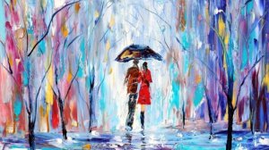 ХУДОЖНИК ЛЕОНИД АФРЕМОВ РАЗНОЦВЕТНЫЕ ДОЖДИ