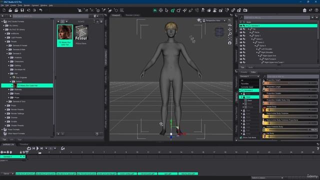 16 - Exporting Avatar From DAZ3D