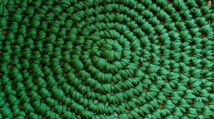 Ровный коврик крючком с расчётами