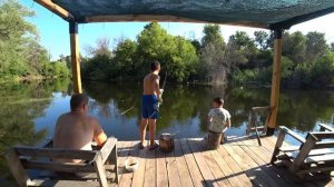 Рыбачим с плота, река Арчеда