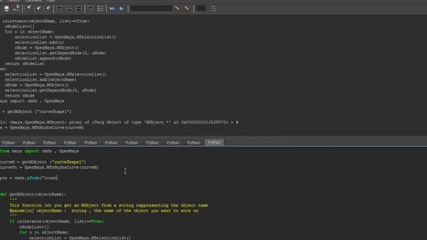 MAYA PYTHON API tip and tricks deal with pointers