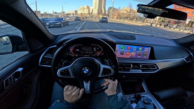 2021 BMW X5 G05 40i / БМВ Х5 Г05 40и 3.0 Турбо автомат 340 л.с. | Тест драйв от первого лица |Обзор смотреть онлайн