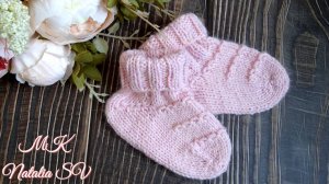 Детские теплые носочки. Подробный Мастер - класс🌺