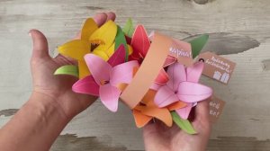 Поделка из бумаги к 8 марта, своими руками, цветы.  Шаблоны для аппликаций для мам в сад, школу