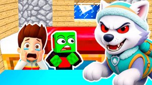 ПРЯЧУСЬ ПОД КРОВАТЬЮ с РАЙДЕРОМ от ЭВЕРЕСТ EXE в МАЙНКРАФТ