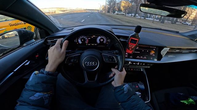 2021 Audi A3 / Ауди А3 35 TFSI 1.4 Турбо автомат 150 л.с. | Тест драйв от первого лица | Шумомер смотреть онлайн