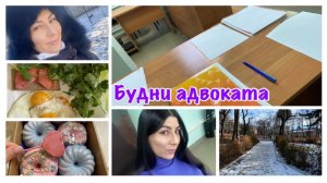 ВЛОГ/ Питание на ПП/ Бестолковый день/О работе адвоката по уголовным делам/ Мои будни/ О косметике