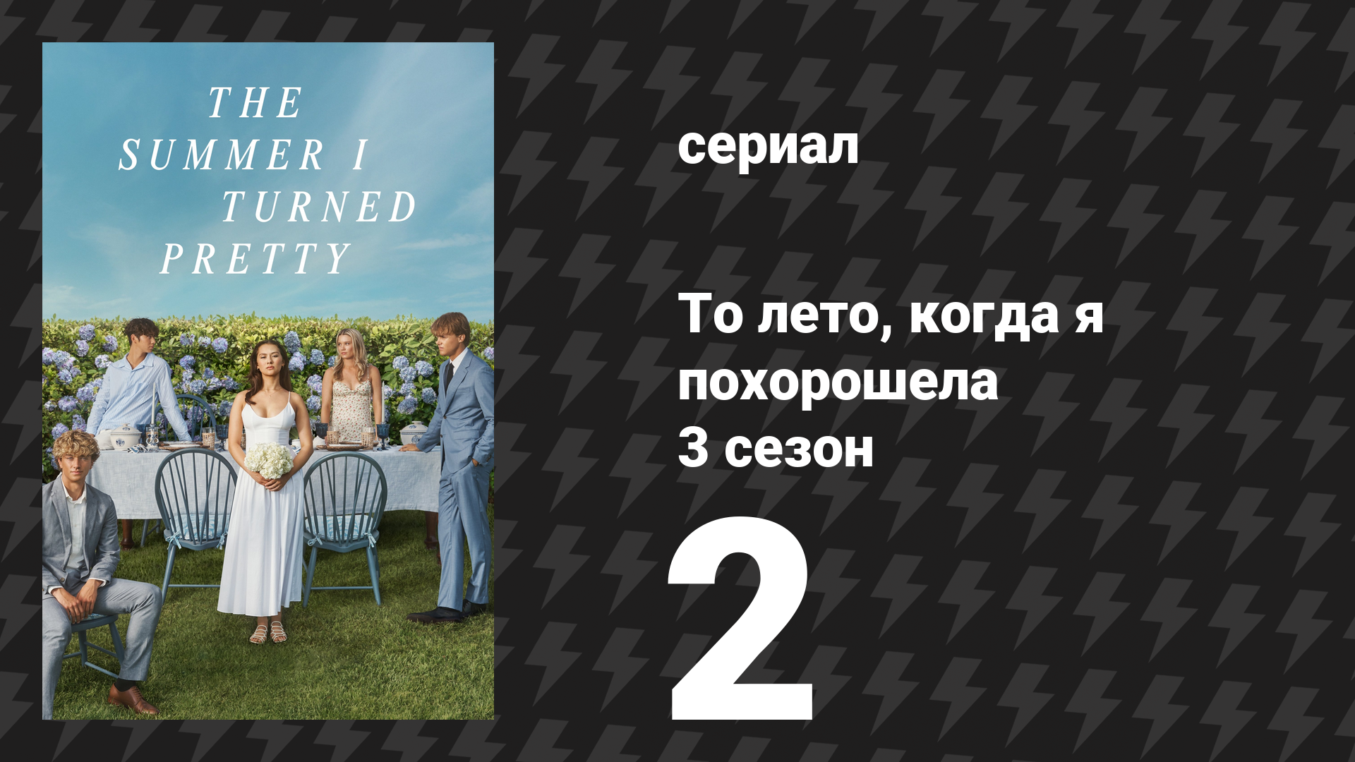 То лето, когда я похорошела 3 сезон 2 серия «Прошлое Рождество» (сериал, 2025) смотреть онлайн