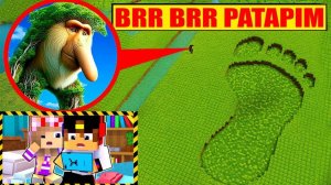 МОЙ ДРОН СНЯЛ НАСТОЯЩЕГО BRR BRR PATAPIM в Реальной Жизни в МАЙНКРАФТ ВИДЕО MINECRAFT Евгенбро