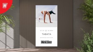 TABATA с Анастасией Филипьевой |11 августа 2025 в 7:30 мск | Онлайн-тренировки World Class