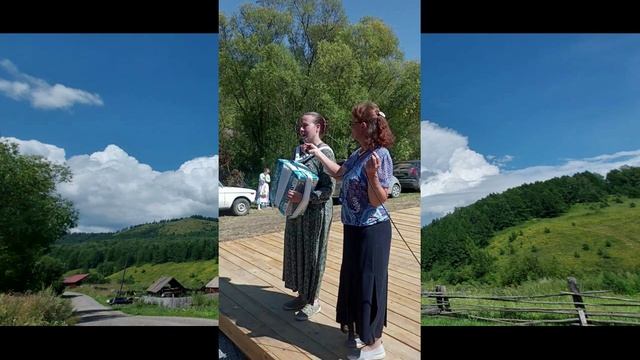 "Зимняя песня". Поет София Горбунова. Вехний Курлугаш, 26 июля 2025г.