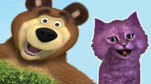 МАША И МЕДВЕДЬ ЕСТЬ КОНТАКТ С ИНОПЛАНЕТЯНАМИ #3 ИГРА для ДЕТЕЙ говорящий КОТЕНОК АБИ #238