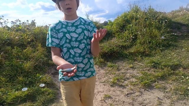 Рыбалка со Стёпой! Первая рыба Стёпы.🎣