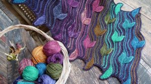 Шарф ( снуд )  часть 7