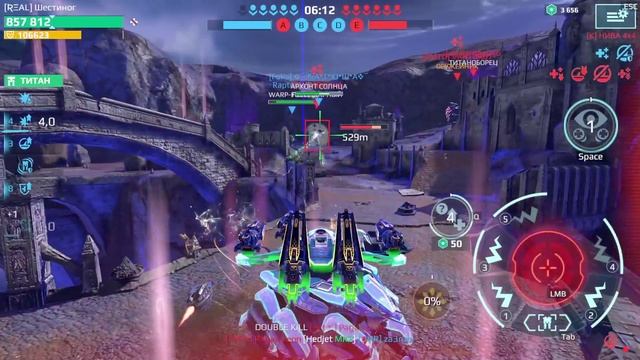 Как новый робот Стрикс на Ультим драгунах разбирает 2 новых злых титана Атласа War Robots смотреть онлайн