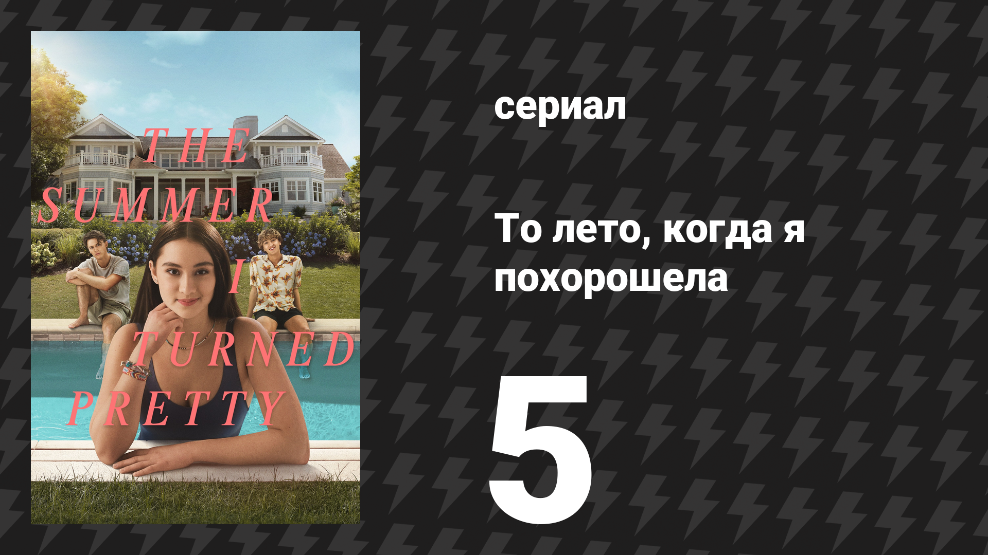 То лето, когда я похорошела 1 сезон 5 серия «Летняя загвоздка» (сериал, 2022) смотреть онлайн