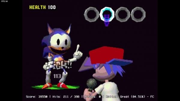 FNF MOD соник EXE