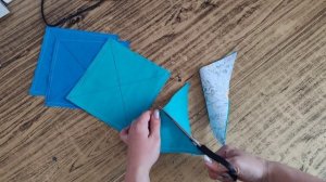 Простой лоскутный блок из квадратов - просто и быстро. Лоскутное шитье для начинающих