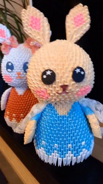 зайка модульное оригами 😘