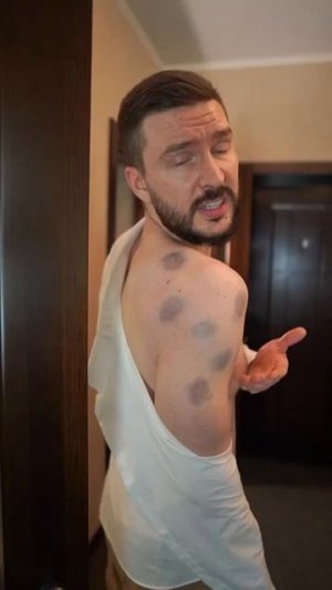 Чуть не облился