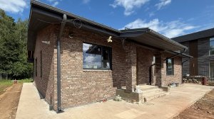 Фасад дома ТК-3 облицованный кирпичом